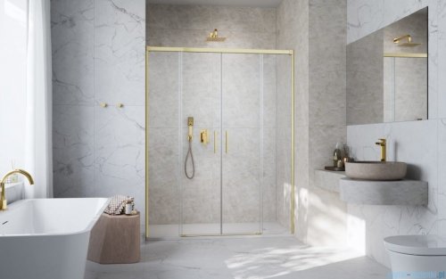 Radaway Idea DWD Brushed Gold drzwi wnękowe 200cm szczotkowane złoto 387120-99-01