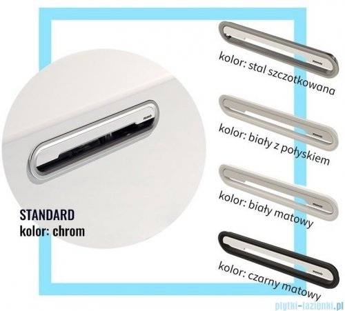 Riho Rethink Cubic 200x90cm wanna prostokątna + syfon + nóżki B110001005/207095