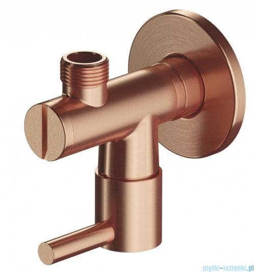 Omnires zawór kątowy miedź szczotkowana 8857CPB