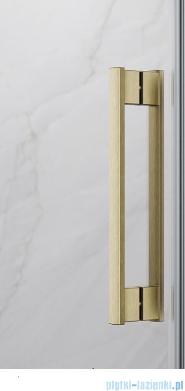 Radaway Idea 8 QL Kdj Brushed Gold kabina 120x90cm lewa szczotkowane złoto 10550617-99-01L/10350553-01-01/10360090-01-01R