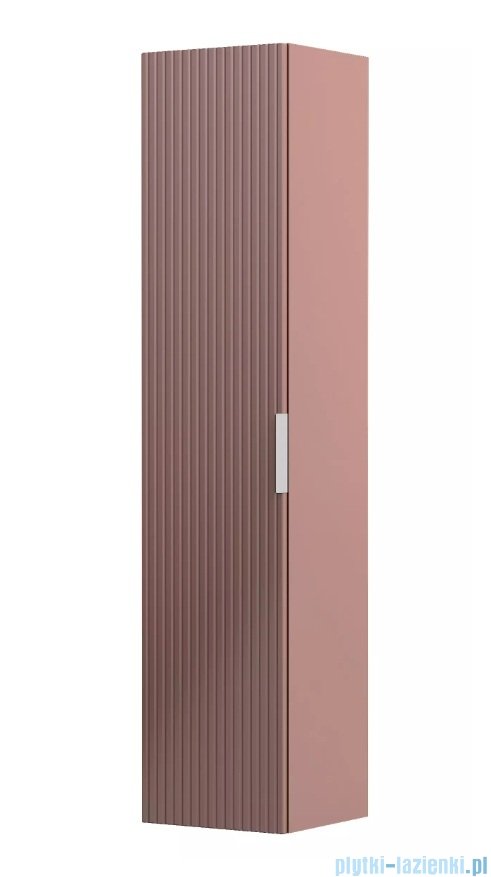 Oristo Etna szafka boczna wysoka Ryflowana 35x160x32cm Ceglany Mat OR52-SB1D-35-19R