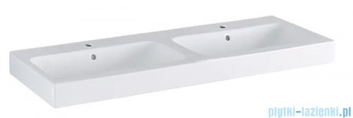Geberit iCon Umywalka ścienna podwójna z otworami na baterię 120x48 cm 124120000