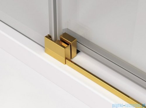 SanSwiss Cadura Gold Line drzwi przesuwne 140cm jednoskrzydłowe prawe z polem stałym CAS2D1401207
