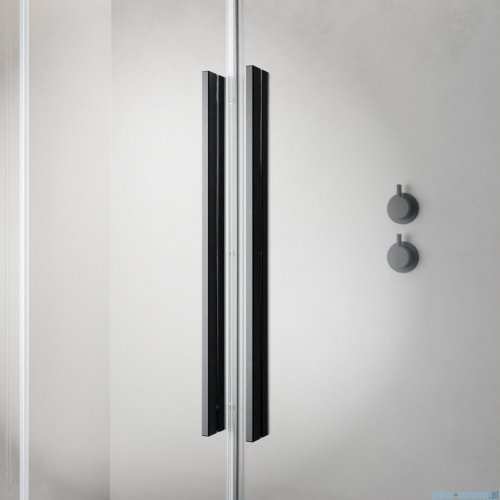 Radaway Furo Kdj Brushed GunMetal kabina 120x70cm lewa szczotkowany grafit 10104622-92-01L/10110580-01-01/10113070-01-01