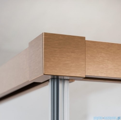 Radaway Idea DWJ Brushed Copper drzwi wnękowe 115cm lewe szczotkowana miedź 387022-93-01L