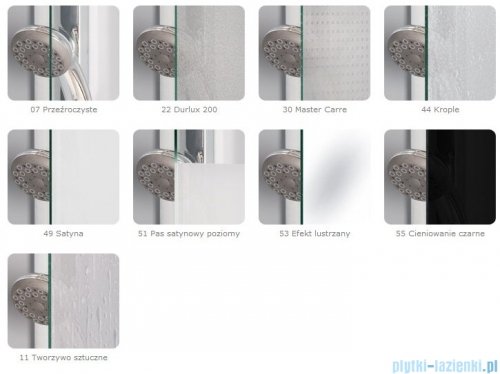 SanSwiss Pur PUE1 Wejście narożne 1-częściowe 40-100cm profil chrom szkło Durlux 200 Lewe PUE1GSM21022