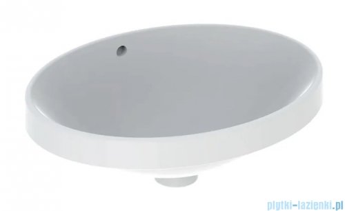 Geberit VariForm Umywalka owalna wpuszczana w blat 50x40cm KeraTect 500.708.00.2