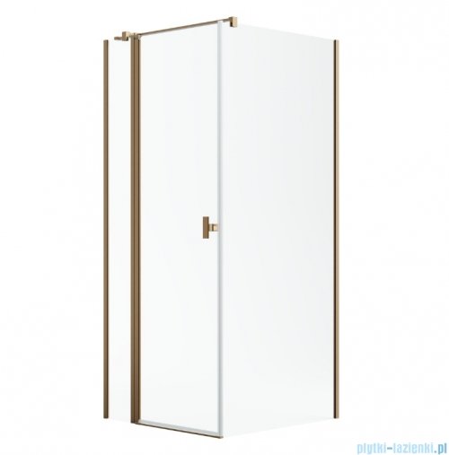 Radaway Nes Kdj II Brushed Copper kabina 120x70cm lewa szczotkowana miedź 10032120-93-01L/10039070-01-01