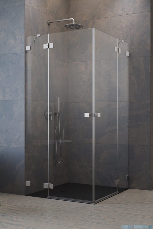 Radaway Essenza Pro Brushed Nickel Kdd kabina 100x100cm szczotkowany nikiel 10096100-91-01L/10096100-91-01R