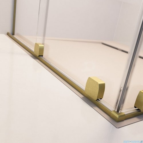 Radaway Furo SL Brushed Gold KDD kabina 80x90cm szczotkowane złoto 10305080-99-01L/10305090-99-01R