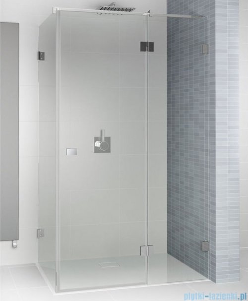 Riho Scandic NXT X203 kabina prysznicowa prawa 140x80cm czarna G001072121