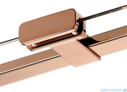 New Trendy Eventa Copper Shine kabina prysznicowa prostokątna 110x100x200 cm lewa przejrzyste miedź połysk EXK-6391