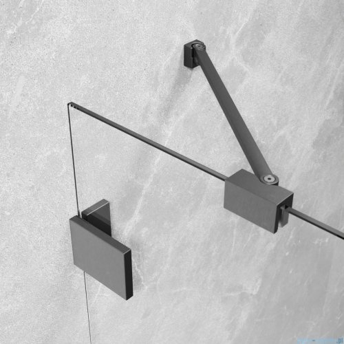 Radaway Essenza Pro Brushed GunMetal Pnd II parawan nawannowy 120cm prawy szczotkowany grafit 10102120-92-01R