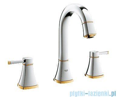 Grohe Grandera 3-otworowa bateria umywalkowa DN15 chrom/złoty 20389IG0