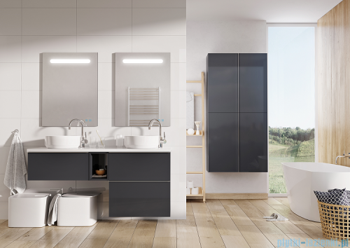 Elita Look komoda 80x28x45cm anthracite 167092