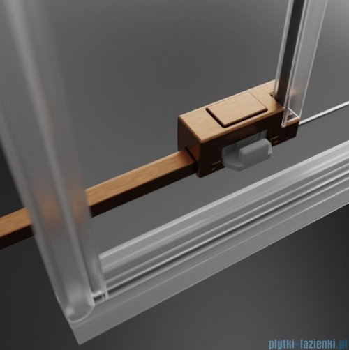 Radaway Idea DWJ Brushed Copper drzwi wnękowe 135cm prawe szczotkowana miedź 387024-93-01R