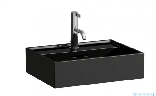 Laufen Kartell umywalka ścienna 45x34cm czarny połysk H8183300201041