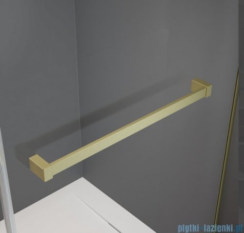 Radaway Essenza 8 Brushed Gold Kdj kabina 90x75cm lewa szczotkowane złoto 10480612-01-01L/10470237-99-01L/10113075-01-01