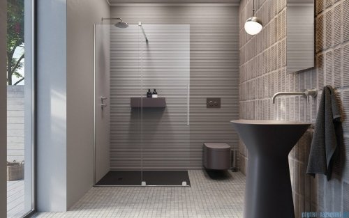 Radaway Furo kabina Walk-in 100x200cm lewa szkło przejrzyste 10106538-01-01L/10110494-01-01