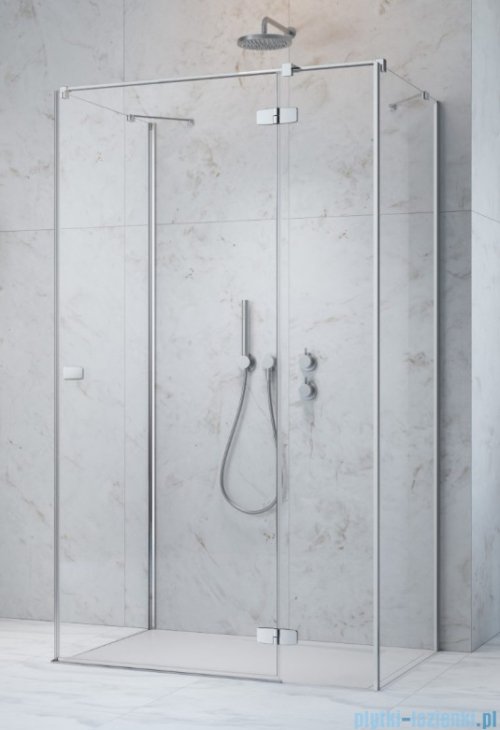 Radaway Fuenta Kdj+S kabina 100x100x100cm prawa chrom połysk szkło przejrzyste 1384052-01-01/1384022-01-01R/1384052-01-01