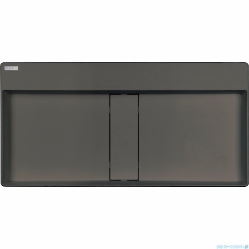 Deante Blur Umywalka granitowa nablatowa z maskownicą 80x40x12 antracyt metalik CQB_TU8S