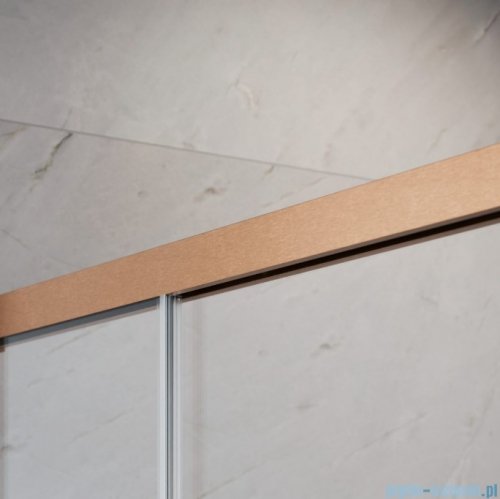 Radaway Idea DWJ Brushed Copper drzwi wnękowe 135cm prawe szczotkowana miedź 387024-93-01R