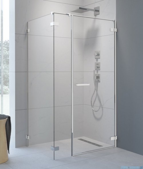 Radaway Arta Kds I kabina 120x90cm Prawa szkło przejrzyste + brodzik Doros D + syfon