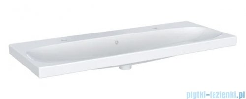 Geberit Acanto Umywalka ścienna z dwoma otworami na baterie 120x48 cm KeraTect 501.880.00.2