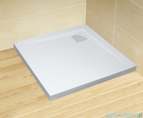 Radaway Eos KDS kabina prysznicowa 100x100 prawa szkło przejrzyste + brodzik Argos C + syfon 37552-01-01NR
