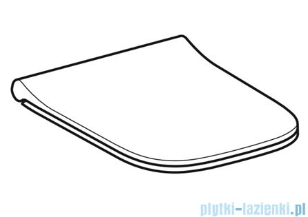 Geberit Selnova Smyle Square Slim Deska sedesowa wolnoopadająca 500240011