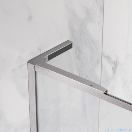 Radaway Modo F SL Brushed Nickel II kabina Walk-in 85x201,6cm lewa Szczotkowany Nikiel szkło przejrzyste 10419085-91-01L