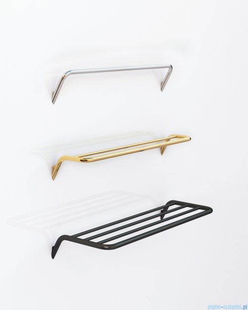 Deante SILIA Wieszak na ręcznik podwójny ścienny titanium ADI_D631