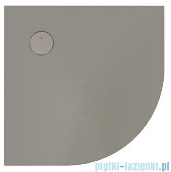 Sanplast Structure Mineral BP-M/STRUCTURE brodzik półokrągły 90x90x1,5 cm szarość kamienia 645-360-0430-52-010