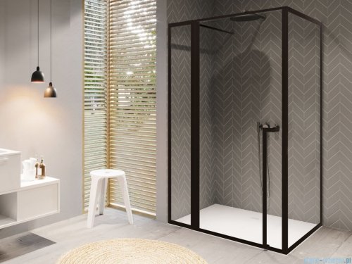 Riho Lucid GD203 kabina prysznicowa z wieszakiem 130x90cm czarna G005023121