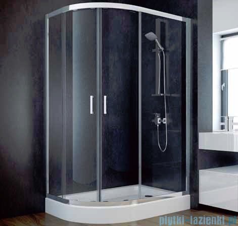 Besco Modern kabina asymetryczna 120x90x185cm mrożone