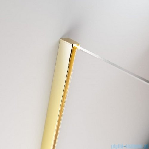 Radaway Furo Gold PND II parawan nawannowy 110cm prawy szkło przejrzyste 10109588-09-01R/10112544-01-01