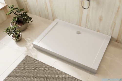 Excellent Forma Compact X brodzik prostokątny 90x80 cm struktura, czarny mat BREX.1403.090.080.BLC