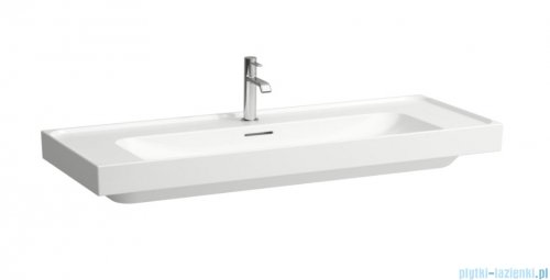 Laufen Meda umywalka ścienna z powłoką LCC (LAUFEN Clean Coat) 120x46cm biała H8141114001041