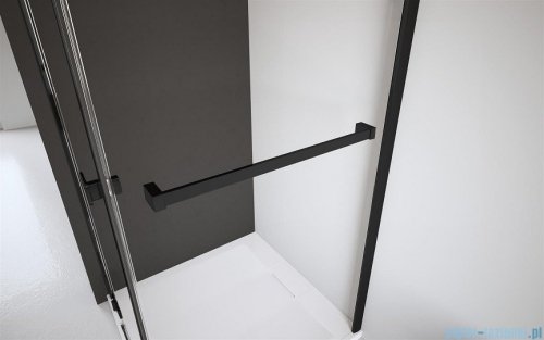 Radaway Idea Black Kds kabina prysznicowa 100x70 lewa czarny mat/szkło przejrzyste 10115100-54-01L/10117070-01-01