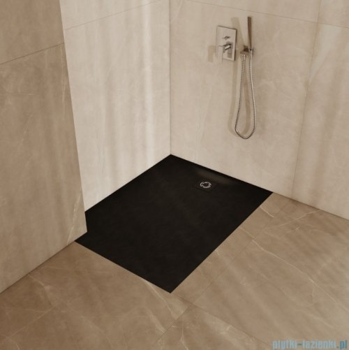 Schedpol Schedline Magnific brodzik prostokątny Black Stone 110x90x3,5cm 3SP.M1P-90110/C/ST-M9/C/ST