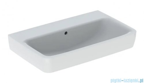 Geberit Selnova Compact Umywalka bez otworu na baterię, z przelewem 65x40cm 501.892.00.7