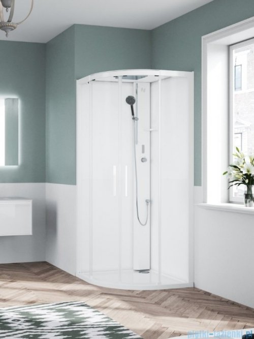 Novellini Glax 1 2.0 kabina standard 100x100 biała G21R100TF-1UU