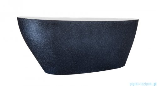 Besco Goya XS Glam grafit 142x62cm wanna wolnostojąca + odpływ klik-klak