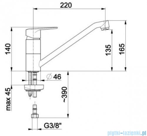 KFA German bateria zlewozmywakowa, kolor chrom 4513-915-00