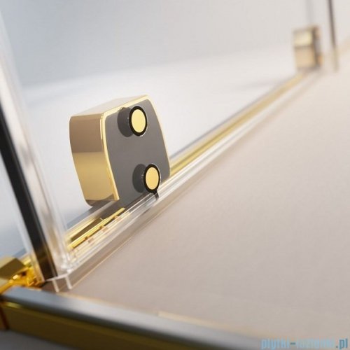 Radaway Furo Gold Walk-in kabina 100x200cm prawa szkło przejrzyste 10106538-09-01R/10110494-01-01