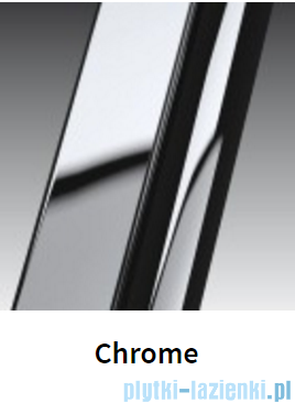 Novellini Ścianka stała LUNES F 72 cm szkło przejrzyste profil chrom LUNESF72-1K