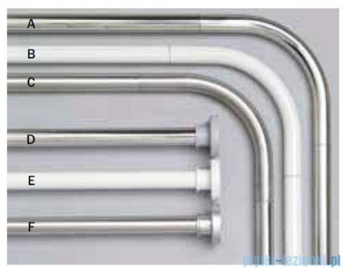 Sealskin Drążek prysznicowy Rod 3 Silver 155-255 cm aluminium chrom 275550418