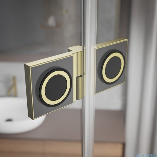 Radaway Essenza Pro Brushed Gold Kdj kabina 120x70cm lewa szczotkowane złoto 10097120-99-01L/10098070-01-01