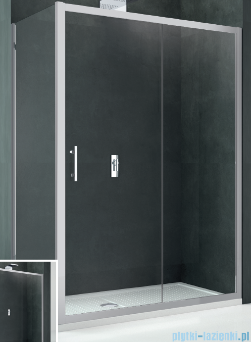 Novellini Kali 2P+F kabina prostokątna 110x70 KALI2P104-1B/KALIF68-1B