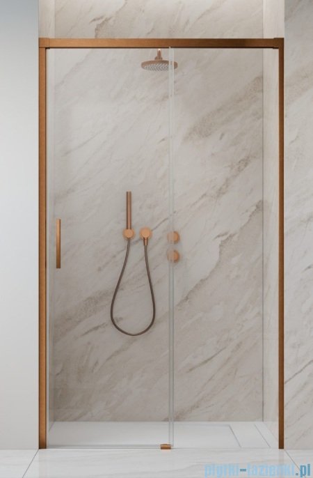 Radaway Idea DWJ Brushed Copper drzwi wnękowe 120cm prawe szczotkowana miedź 387016-93-01R